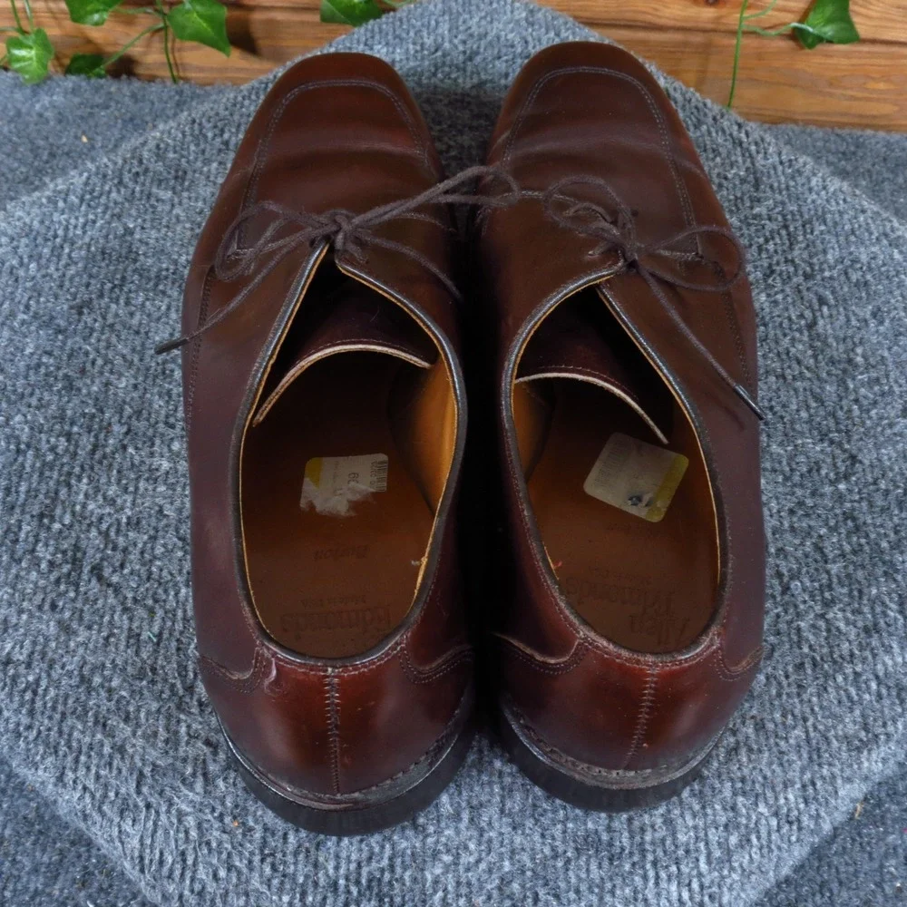 Allen Edmonds Burton Mens Split Toe Derby Shoes 10 D Formal Brown Leather